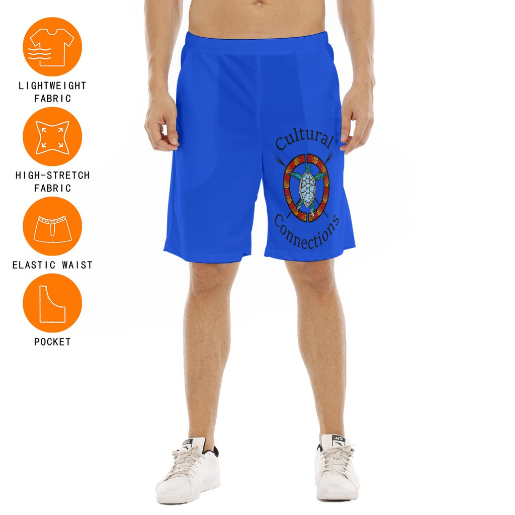All-Over Print Men's Flat Shorts