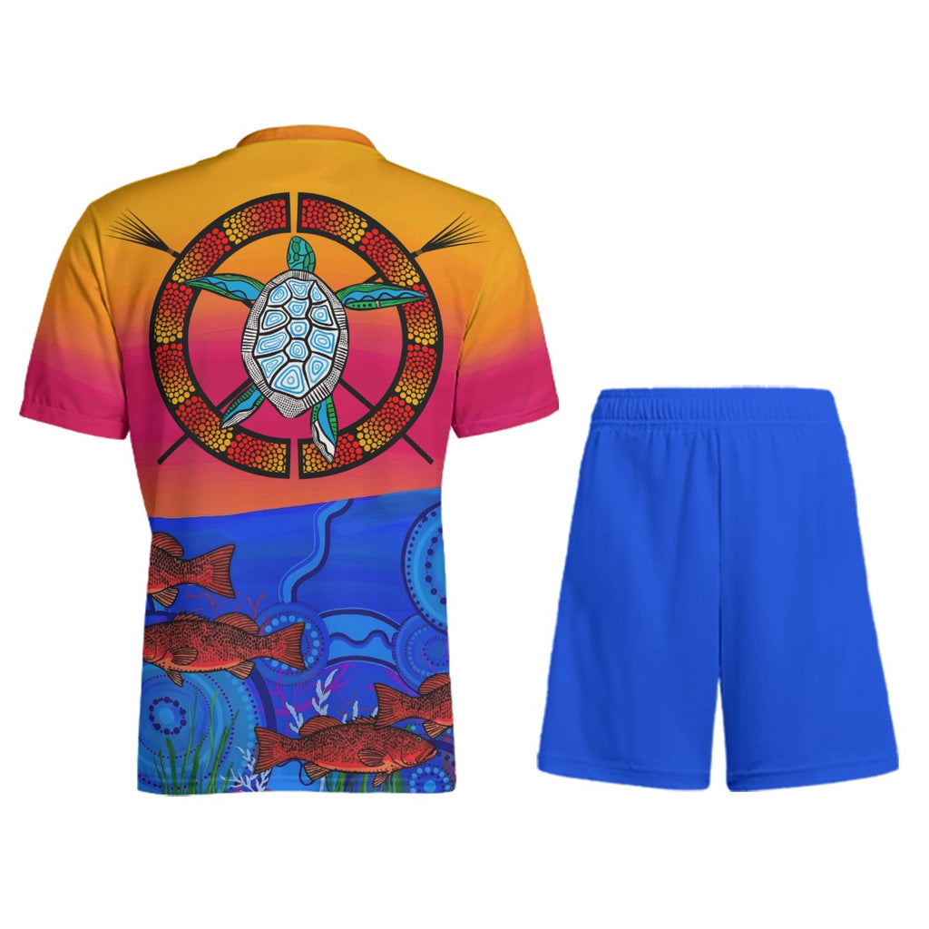 Sunset Dreamtime Children's Sports T-Shirt Set