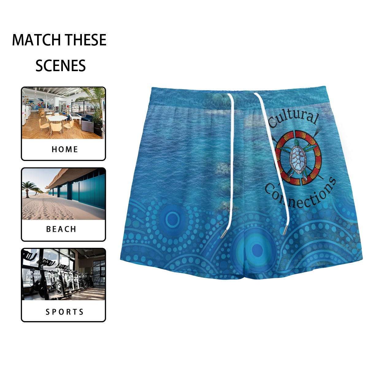 Reef dreaming Men's Mesh Shorts