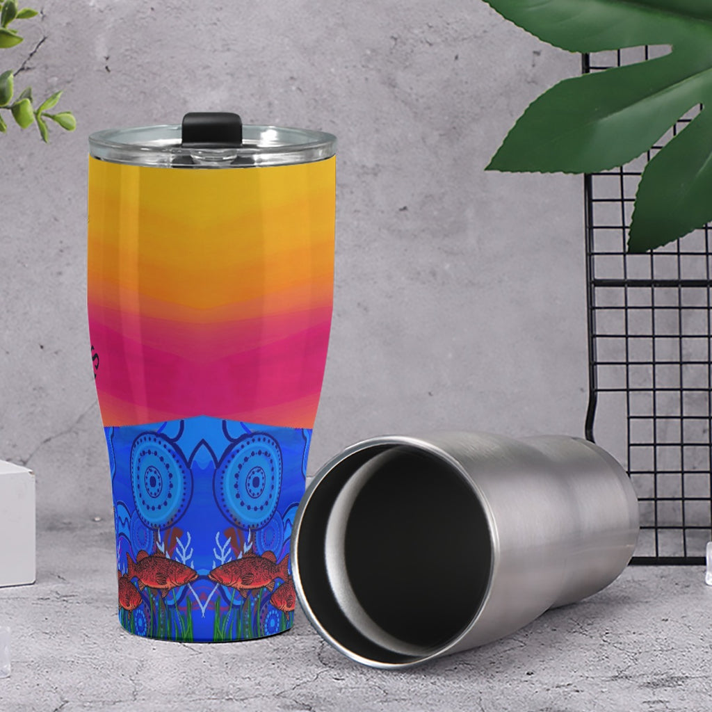 Sunset Dreamtime Cone Tumbler 30oz