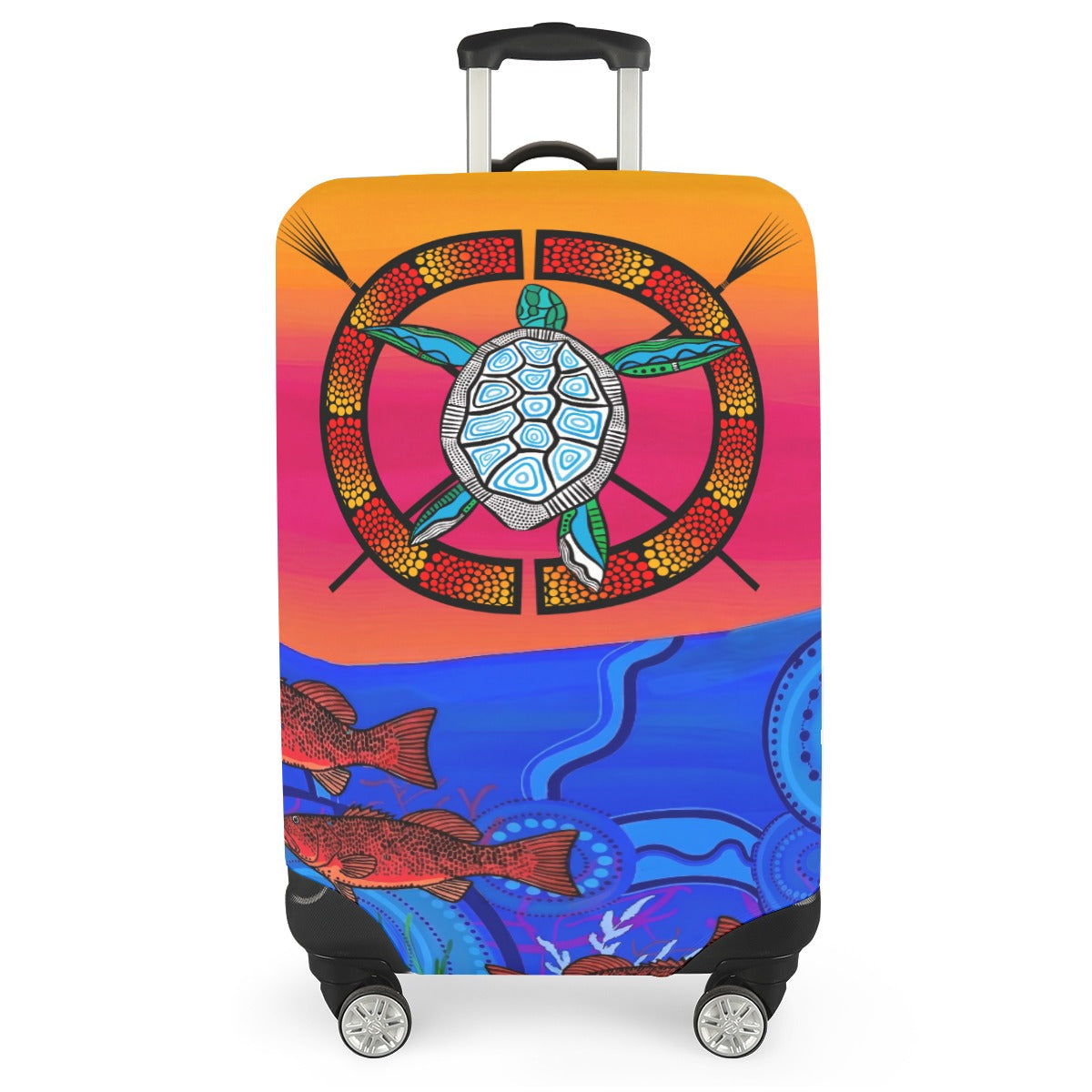 Sunset Dreamtime Luggage Cover