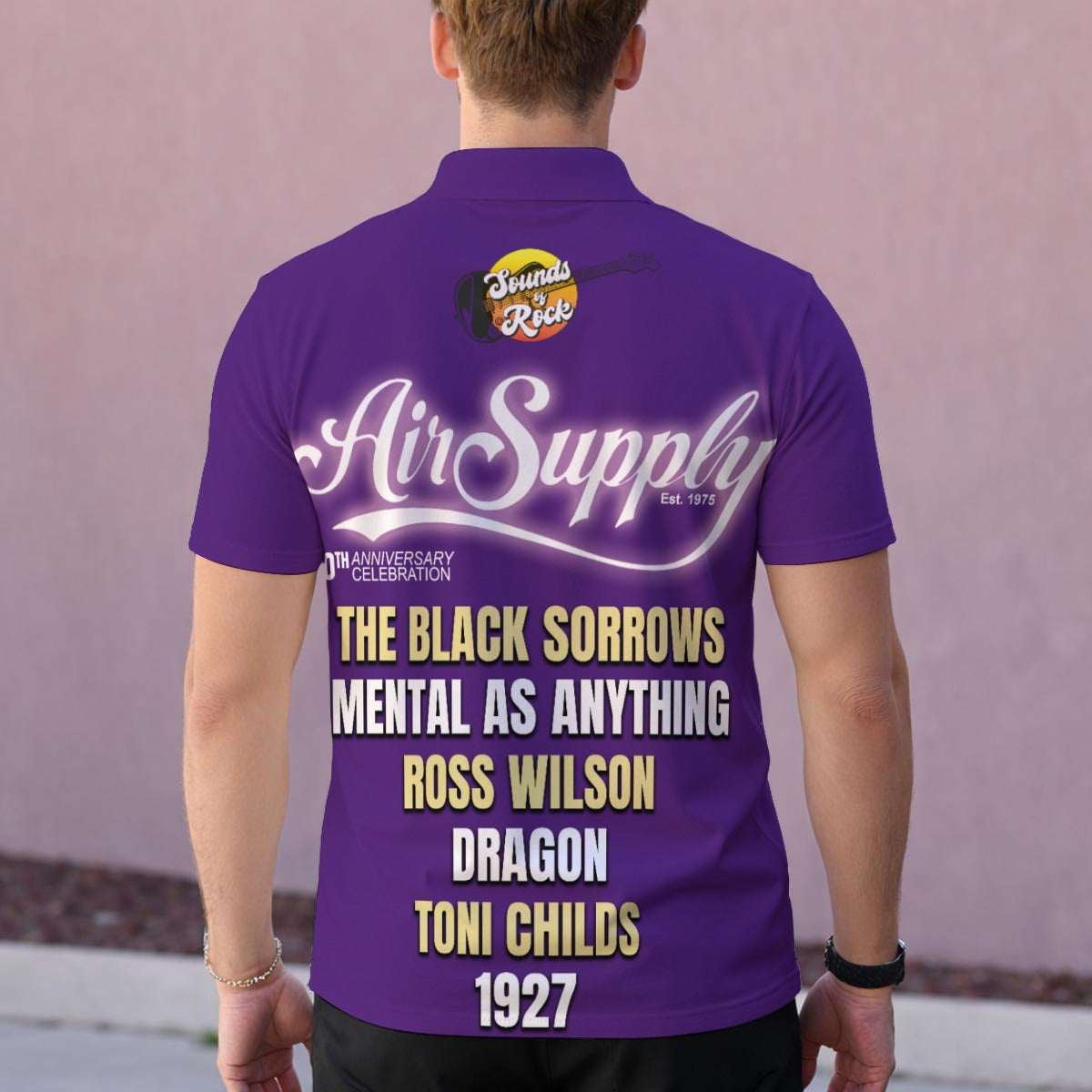 Sounds of rock Wollongong Polo Shirt|210GSM