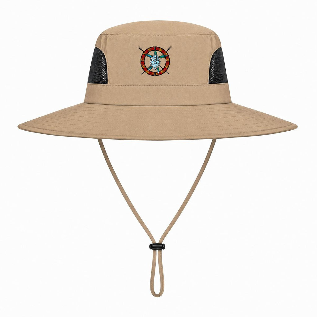 Logo Wide Brim Outdoor Sun Hat