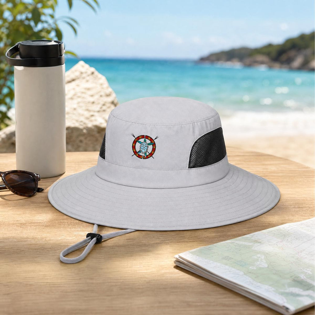 Logo Wide Brim Outdoor Sun Hat