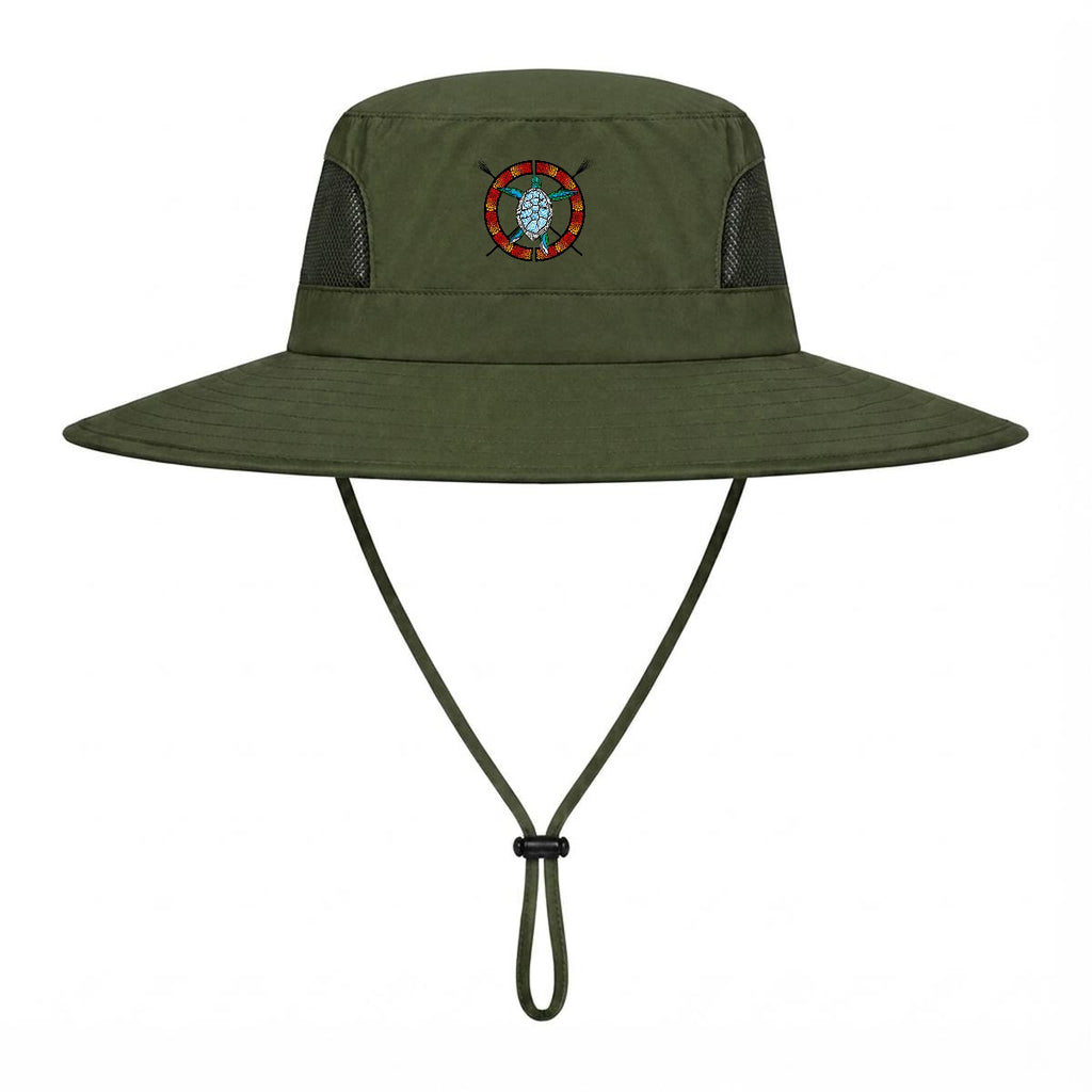 Logo Wide Brim Outdoor Sun Hat